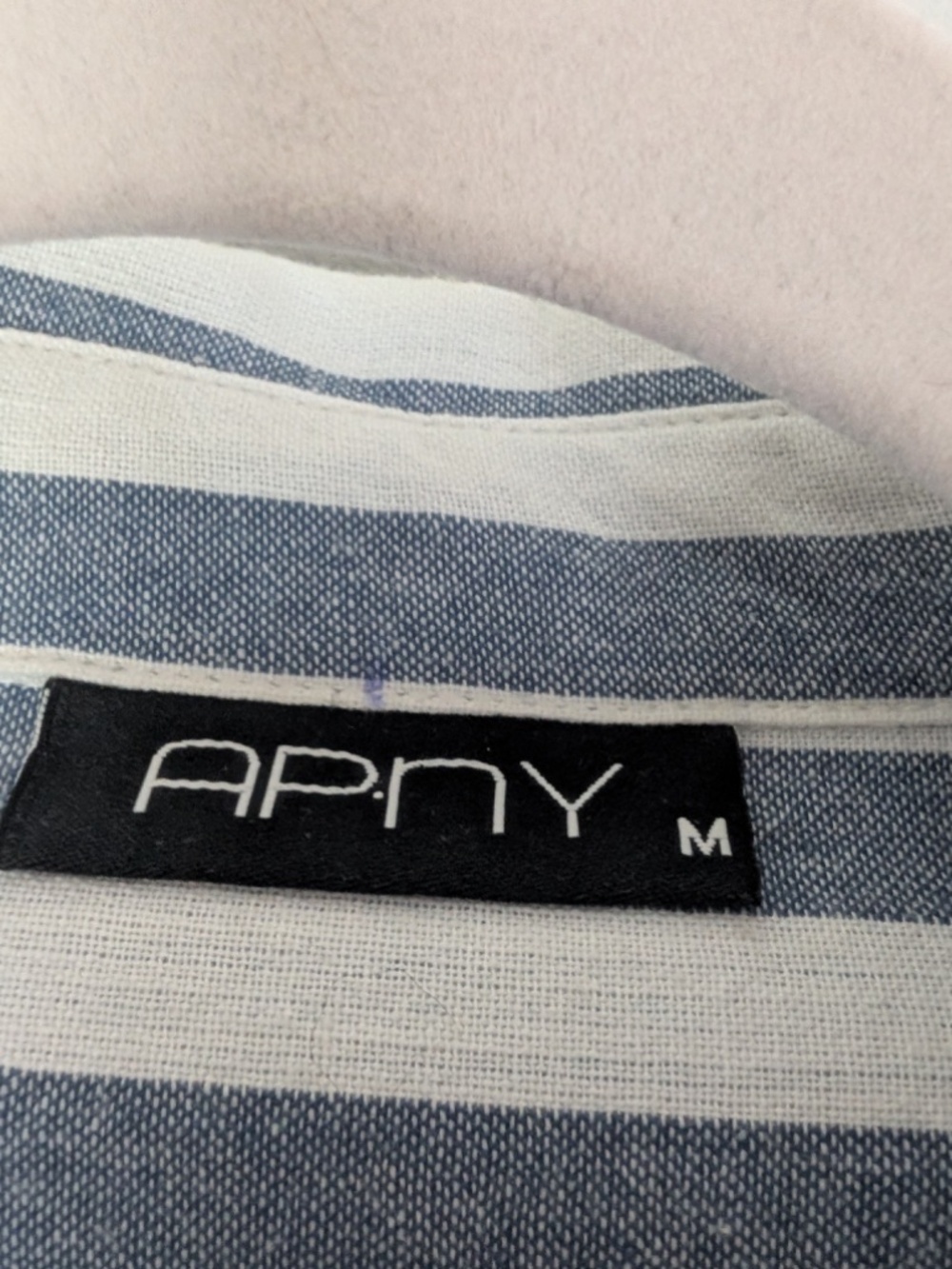 APNY Embroidered Button Down Shirt - Picture 3 of 4